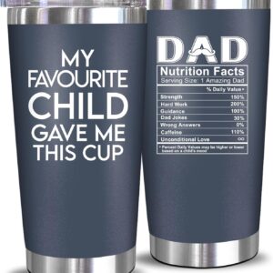 NEWELEVEN Gifts for Dad from Daughter, Son, Kids, Wife – Birthday Gifts for Dad, Husband, Men – Best Present Idea for Father, Husband, Bonus Daddy from Daughter, Son, Wife – 20 Oz Tumbler