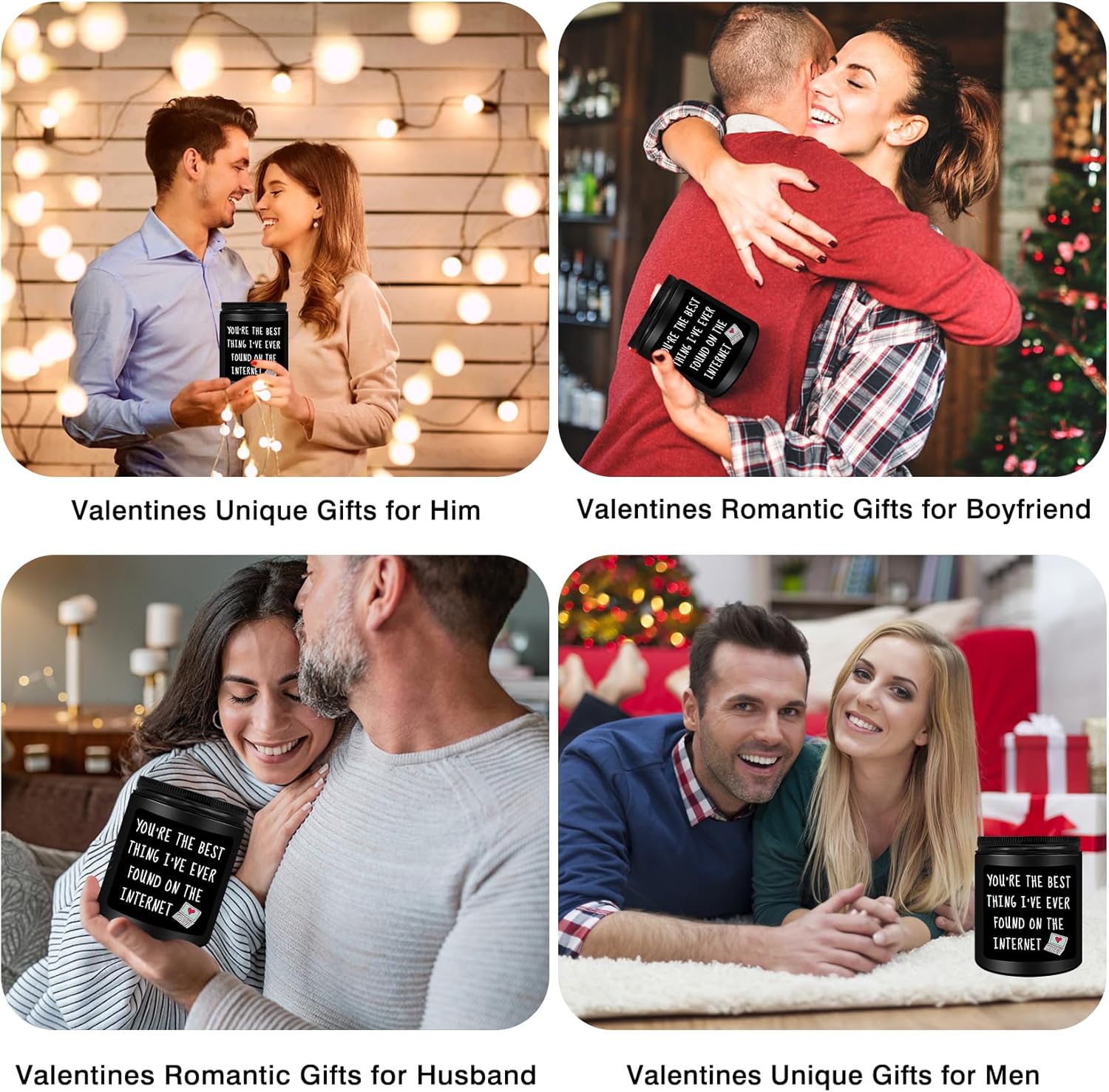 Anniversary Birthday Gifts for Men, Boyfriend, Romantic Wedding Gift for Him, Best Friends, Lover, Black Cedar Juniper Sandalwood Candle - Image 7