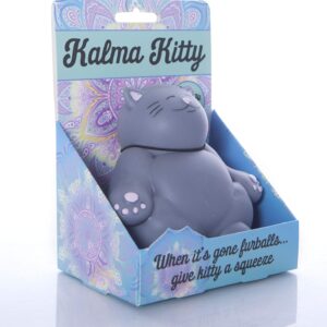 Boxer Gifts Kalma Kitty Squishy Toy Stress Relief – Helps With Anxiety – Office Desk Toy – Birthday Christmas Secret Santa Stocking Filler Gift for Cat Lovers