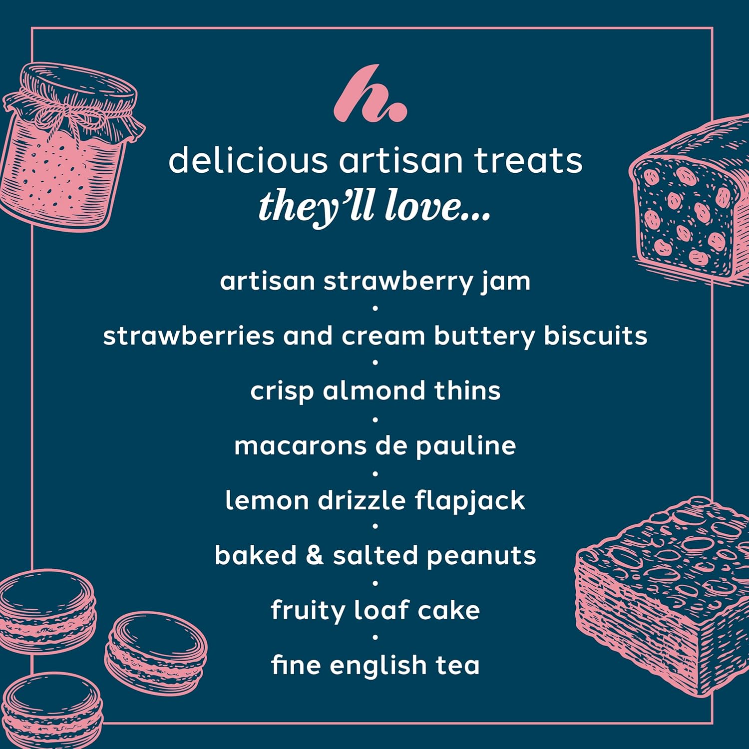 Luxury Afternoon Tea Hamper Gifts for Women and Men - Gourmet Food Gift Hamper for Mum, Birthday Hampers for Women, Grandma Gifts, New Mum, New Home, Anniversary, Thank yous, By Clearwater Hampers - Image 4