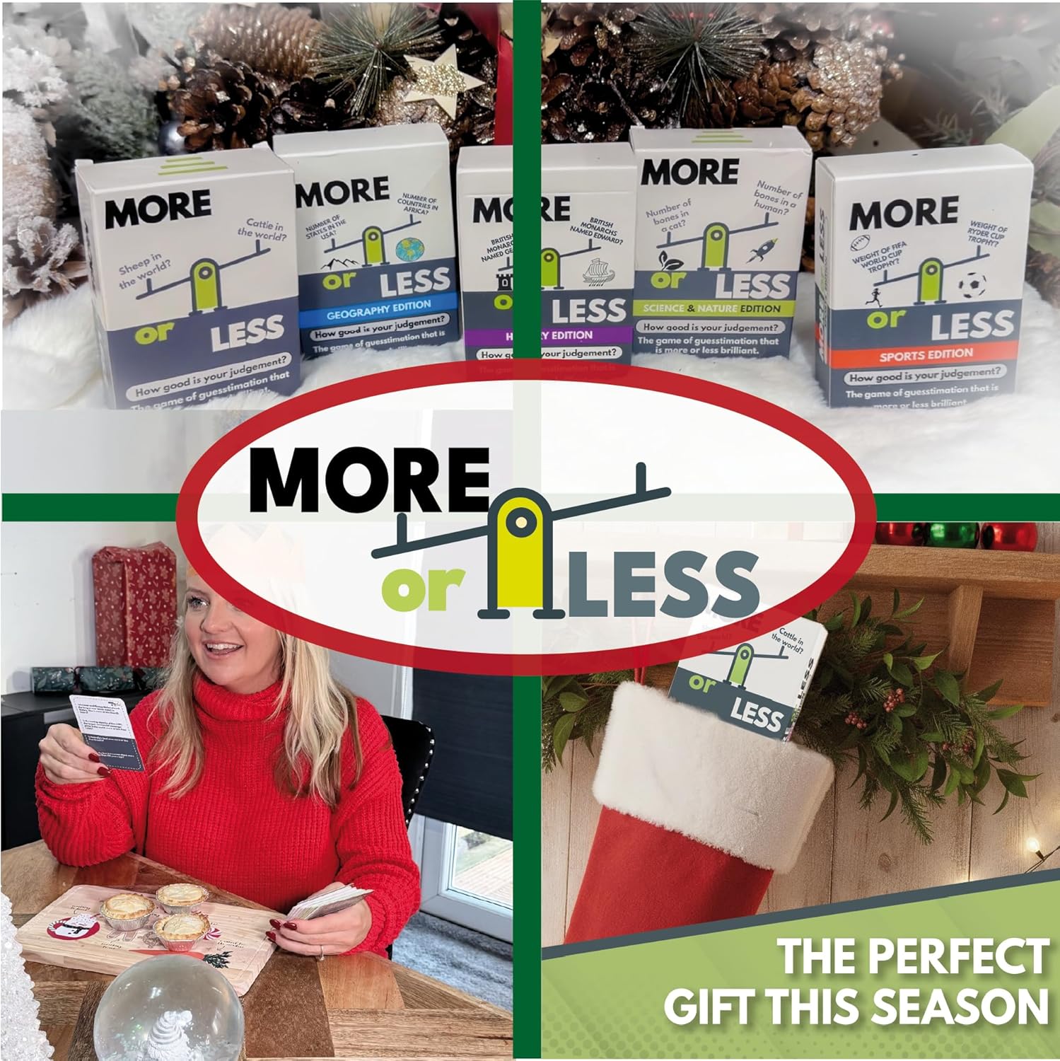 More or Less First Edition Card Game - How Good Is Your Judgement? 2 Players + | Secret Santa or Stocking Filler for Him or Her | For Kids, Teens & Adults | Play Anywhere | Age 12+ - Image 6