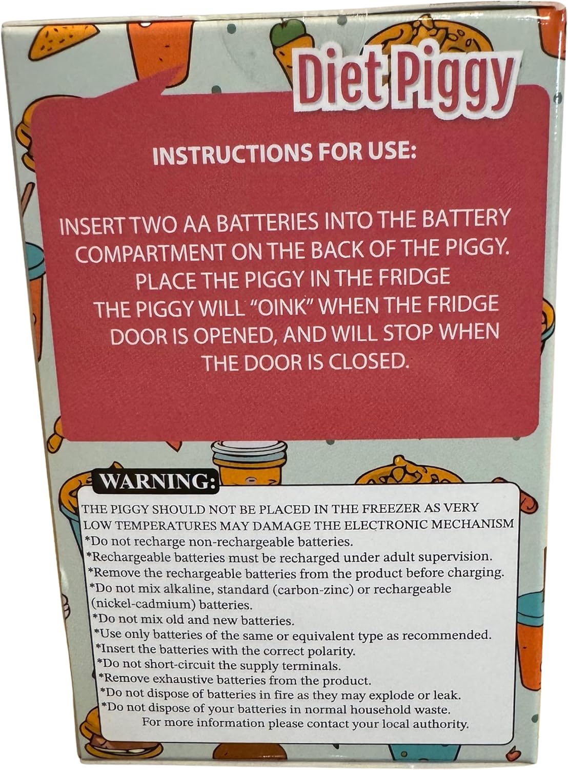 Diabolical DP1317 Diet Pig - Funny Gifts for Women, Novelty Kitchen Gadgets for Home, Gag Gifts Secret Santa for Work Colleagues, Presents for Foodies, Funny Chef Gifts - Image 4