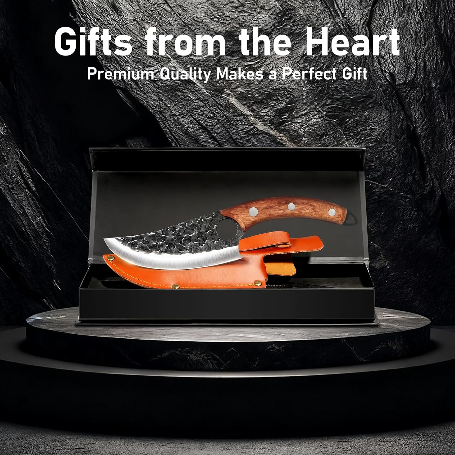 Chef Knife, Gifts for Men Professional Kitchen Knifes, Valentines Gifts for Him Japanese Knife, Sharp Stainless Steel Kitchen Knive Cooking Gifts, Ergonomic Handle Dad Gifts Birthday Presents - Image 6