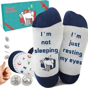Funny Gifts for Men Christmas, Novelty Socks for Men Personalised Gifts Mens Gift Set Funny Socks, It is a Christmas, Father’s Day, Birthday Gift From Son, Daughter, Wife to Dad, Grandfather, Husband