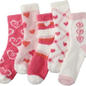 WORPICE Fluffy Socks – Fluffy Socks Womens, Super Soft Fuzzy Slipper Socks 4-7, for Valentines Christmas Brithday Gifts