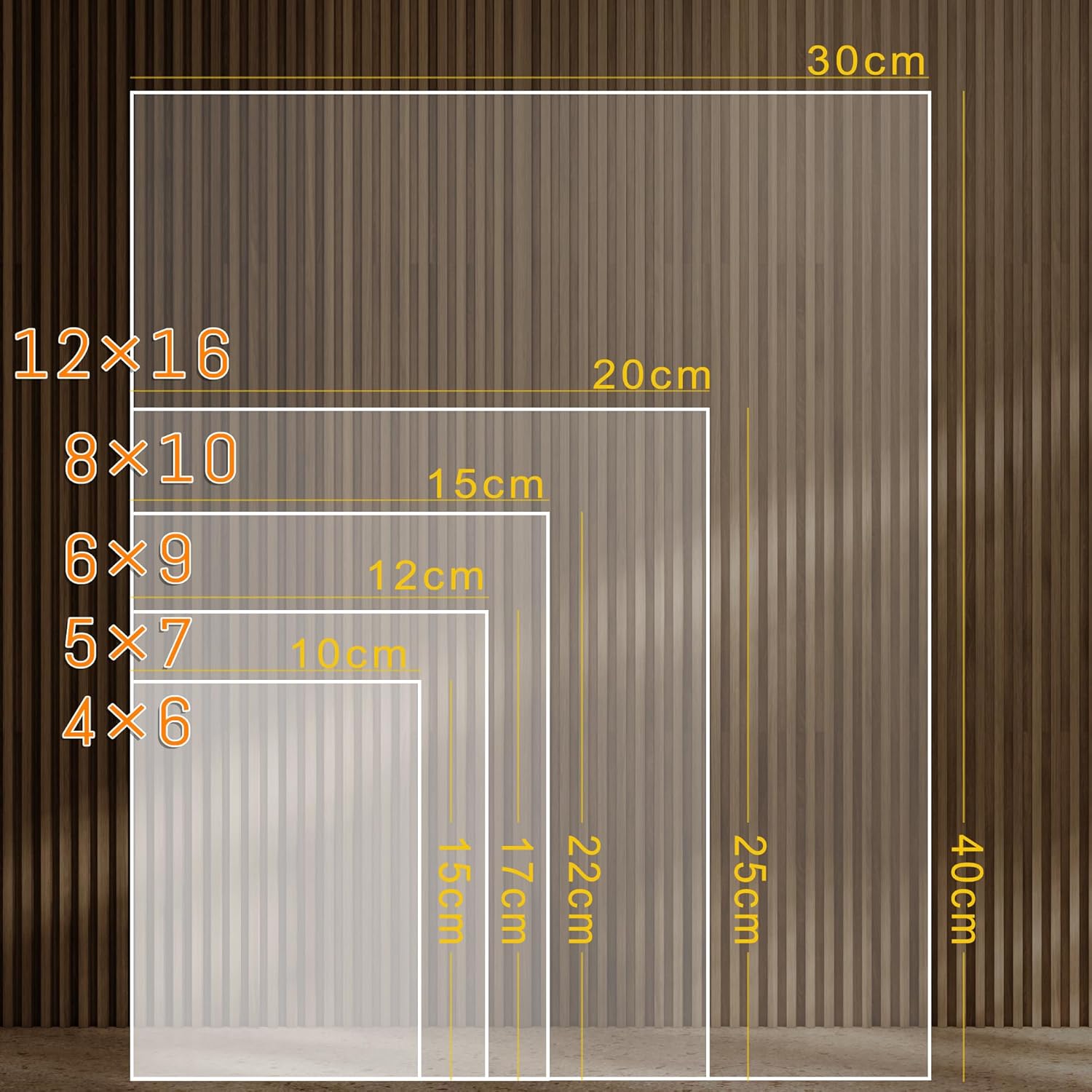 Personalized Acrylic Plaque with Photo, Custom Plaque With Unique Custom LED Wood Picture Frame for Boyfriend or Girlfriend, Personalised Mothers Day Gifts for Mum (5 Size - 15-40cm) - Image 4