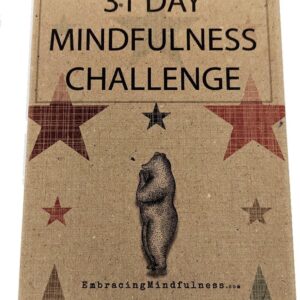 31 Day Mindfulness Challenge Cards – Take One a Day for a Month of Mindfulness – Great Stocking Filler or Secret Santa Gift