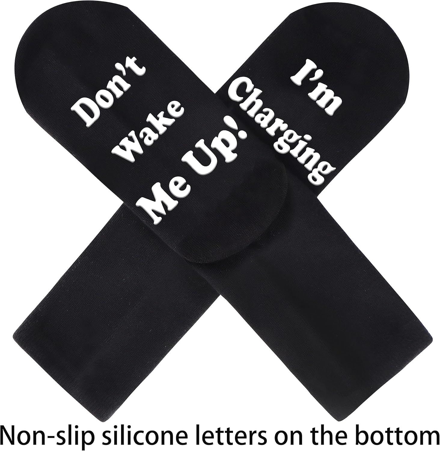 Jeasona Funny Socks Men 9-11 Black Cotton Non-slip Funny Gifts for Men - Image 4