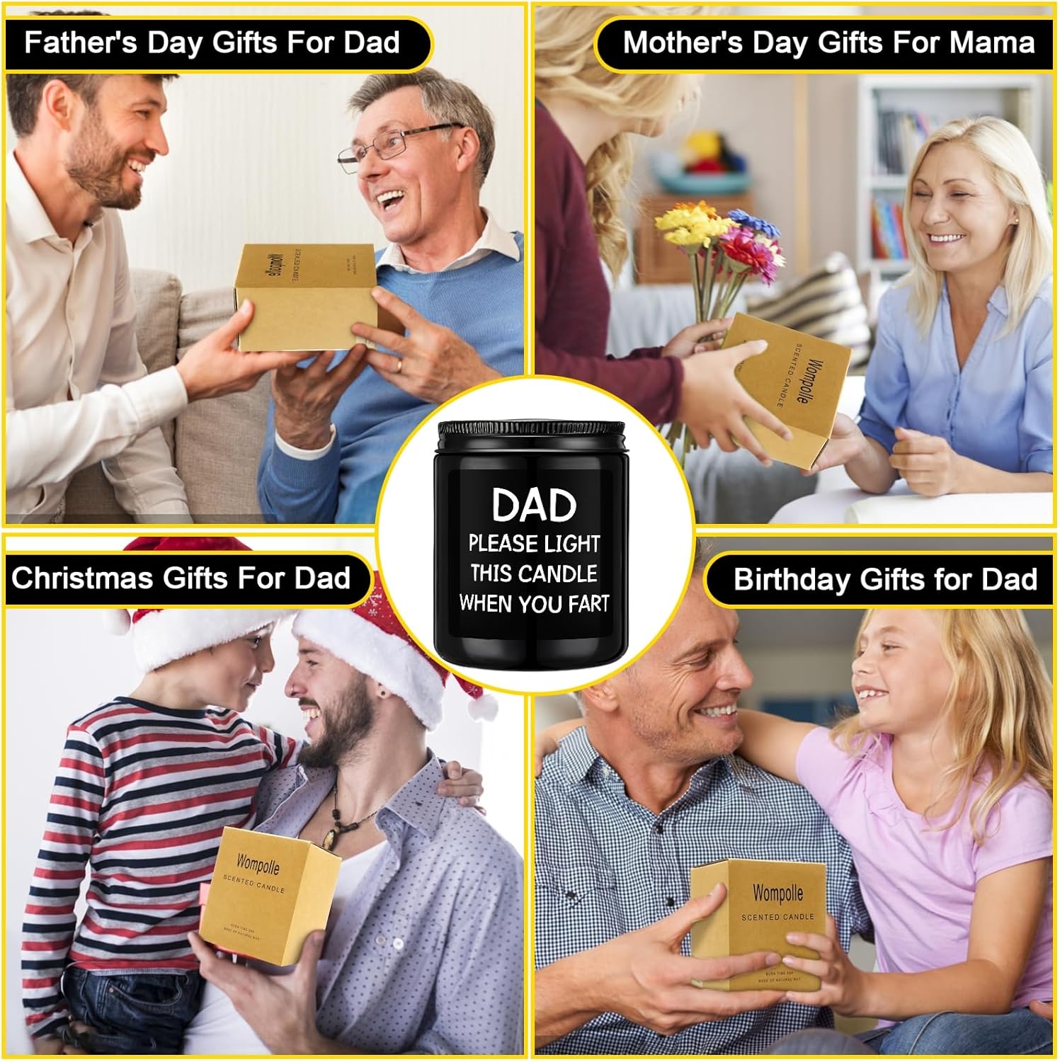 Gifts for Dad from Daughter,Son-Fathers Day Gift, Funny Birthday Gift for Dad,Christmas Presents for Daddy Scented Candles Present Fathers Day - Image 6