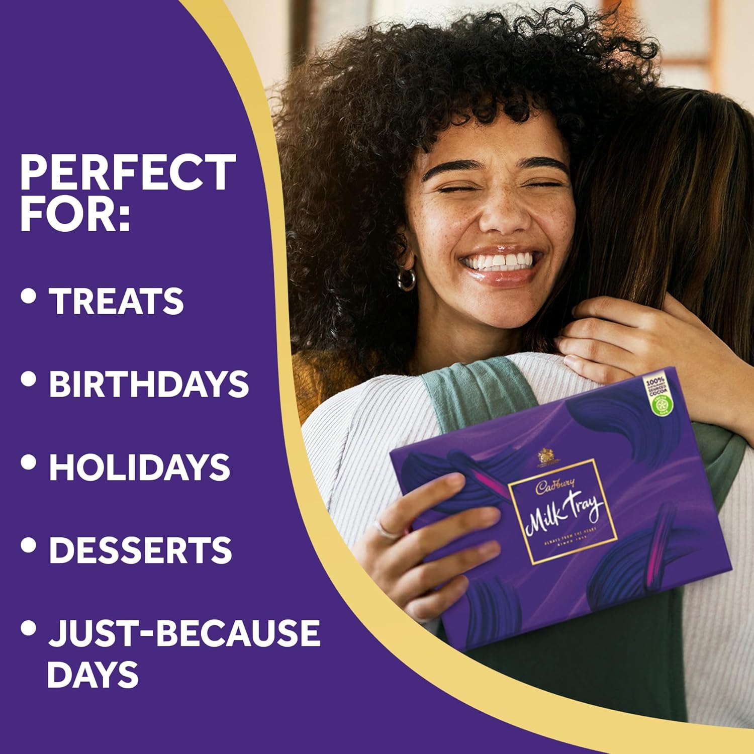 Cadbury Dairy Milk Biscoff Filled Chocolate Egg, Filled With Crunchy Lotus Pieces & Biscoff Spread, Easter Gift, Multipack of 3 x 32 g Eggs (Pack of 1) - Image 4