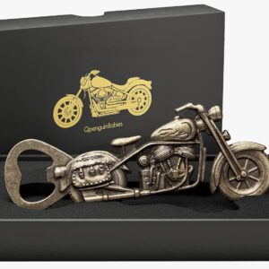 Unique Motorcycle Beer Gifts for Men Vintage Motorcycle Bottle Opener, Fathers Day Gift Christmas Birthday Gift for Him Dad Husband Grandpa Boyfriend