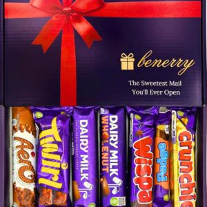 Luxury Chocolate Letterbox Gift – 8 Assorted Chocolates – Gift for Birthdays, Father’s Day, Mother’s Day, Christmas, Thank You, Him, Her, Kids