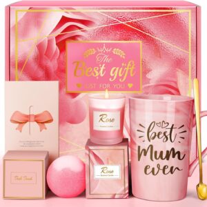 Eletorot Mothers Day Gifts for Mum from Daughter Son Personalised Present Hamper for Birthday, Christmas, Valentines Pamper Set for Mom, Mummy Gifts, Coffee Cups Mug Presents