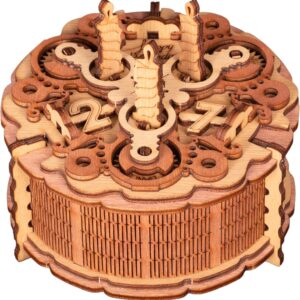 iDventure Birthday Cake puzzle gift box | 3D Puzzle box | money box for cash | 3D puzzle for adults | Escape Room game | brain teaser | birthday gift gadget for men | treasure box