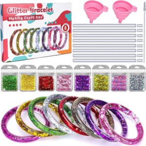 MuMua Kids Bracelet Making Kits Gifts: Toys Age 5 6 7 8 9 10 Arts and Crafts Sets for Birthday Party Bag Fillers Supplies Toy 5-11 Year Old Girl Boy Friendship Craft Kit Presents