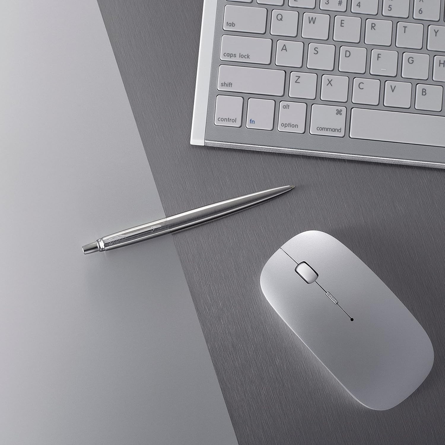 Parker Jotter Ballpoint Pen | Stainless Steel with Chrome Trim | Medium Point | Handwriting Pens & Stationery Supplies | Blue Ink | Gift Box - Image 5