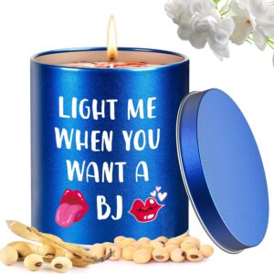 Valentines Candles Gifts for Him Men, 9OZ Scented Candles, Mens Valentines Gifts for Boyfriend Husband from Girlfriend Wife, Anniversary Presents for Him Men on Birthday Anniversary Christmas