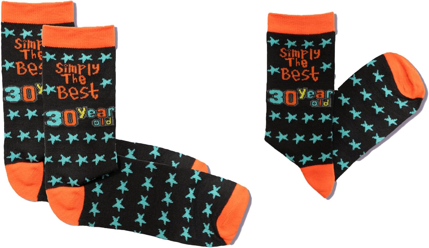 SHATCHI Simply The Best (13,16,18,21,30,40,50,60) Year Old Gift Novelty Socks for Birthday Keepsake Gift Unisex For Her Him - Image 6