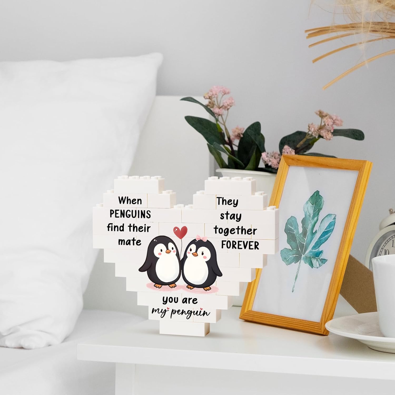 Valentines Gifts for Him Her, Anniversary Love Gifts for Boyfriend Girlfriend, Penguin Gifts for Wife Husband Couples on Valentines Birthday Christmas - Image 6