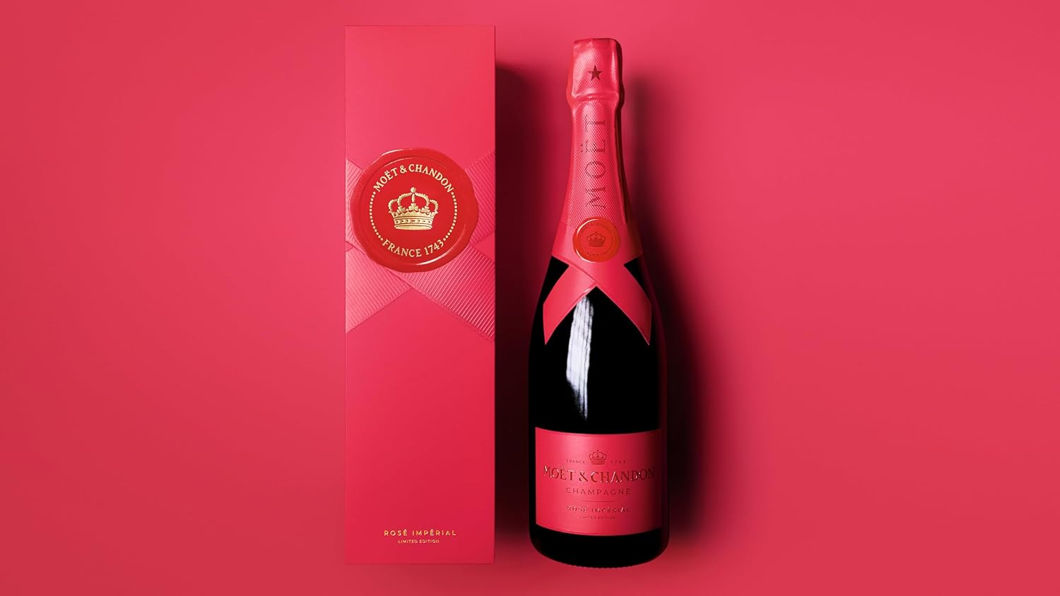 Moët & Chandon Rosé Impérial Champagne, Limited Edition Gift Box, 75cl - Image 2