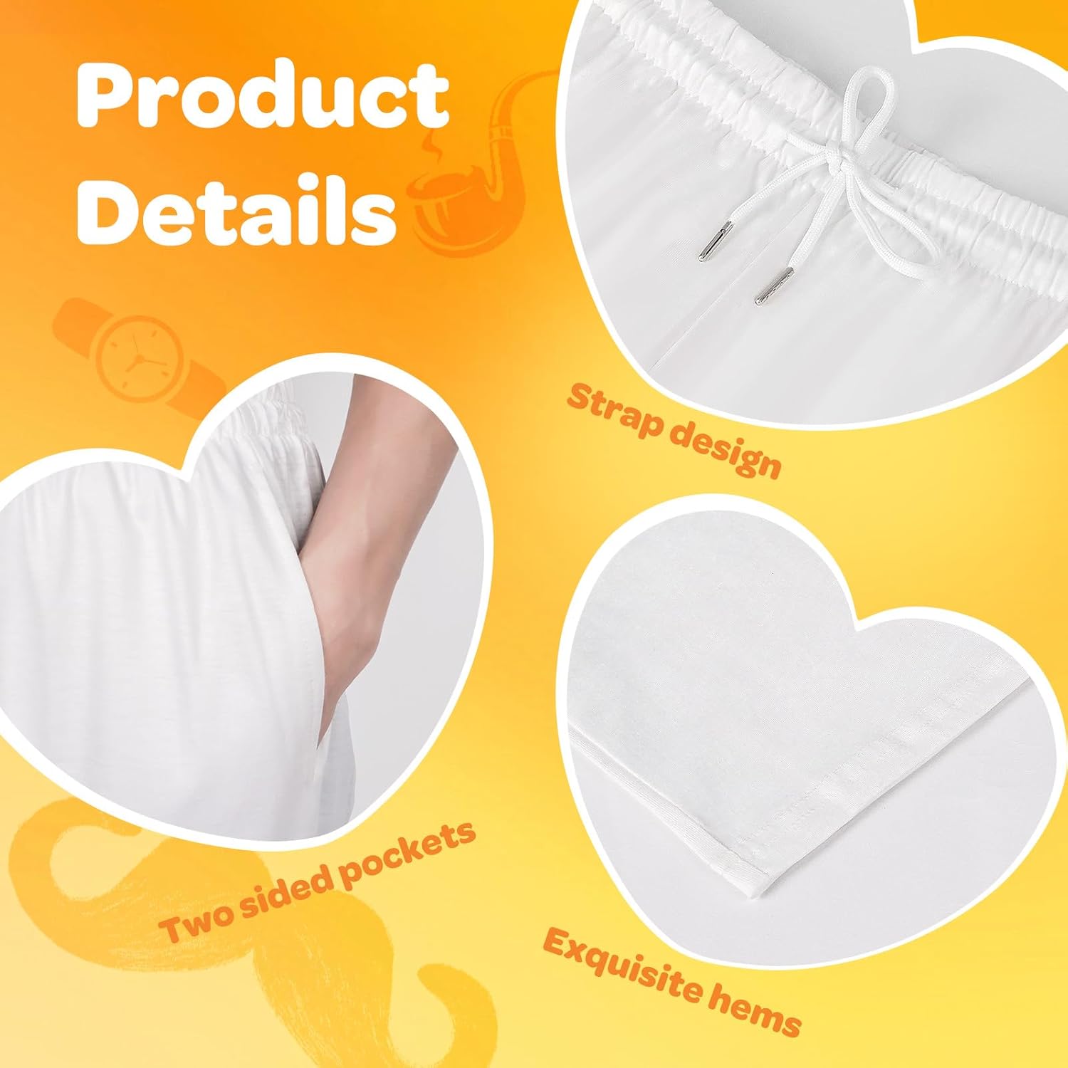 Bemaystar Custom Pajama Pants with Photo Men Women,Personalized Pajama Pants Gifts,Personalized GIfts for Dad Mom - Image 5