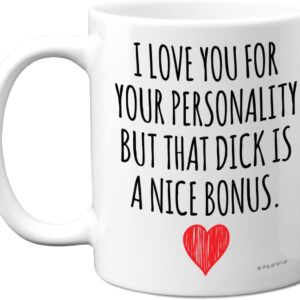 Stuff4 Anniversary Mugs for Him – I Love You D
