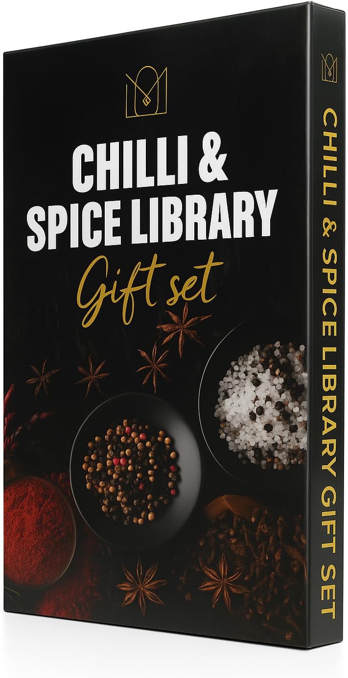Chilli & Spice Giftset – 12 Premium Gourmet Chilli & Herbs Collection | Fiery Seasoning Box for Cooking | Gift for Food Lovers, BBQ Fans, Men, Women, Home Chefs & Spice Lovers - Image 2