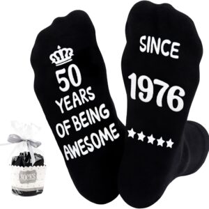 50th 60th 30th 40th 70th 80th 18th Birthday Gifts for Women Men Birthday Socks for Girls Boys Ideas Gift Funny Socks for Women Men