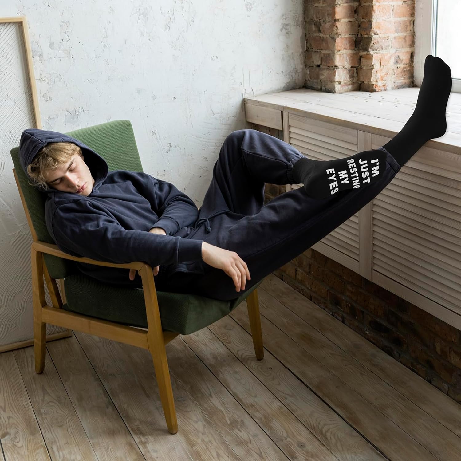 Novelty Socks Gift for Men Dad Funny Dad Socks 9-11 Non-slip Cotton Novelty Birthday Gifts for Grandad Husband Boyfriend from Daughter/Son/Wife - Image 3