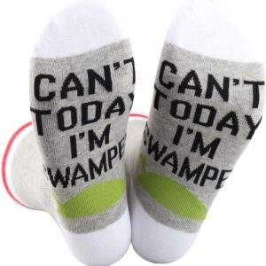 Cartoon Movie Gift Funny Trending Can’t Today I’m Swamped Socks Cartoon Fan Lover Gift for Daughter