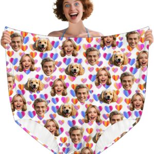 Personalised Giant Knickers Joke Pants with Photo Text, Big Mama Oversized Granny Pants, Funny Briefs Oversized Knickers with a Quirky Twist, Novelty Underwear, Gag Gifts, White Elephant Gifts