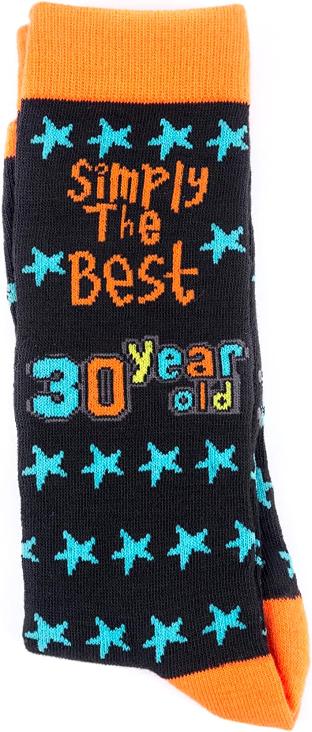 SHATCHI Simply The Best (13,16,18,21,30,40,50,60) Year Old Gift Novelty Socks for Birthday Keepsake Gift Unisex For Her Him - Image 8