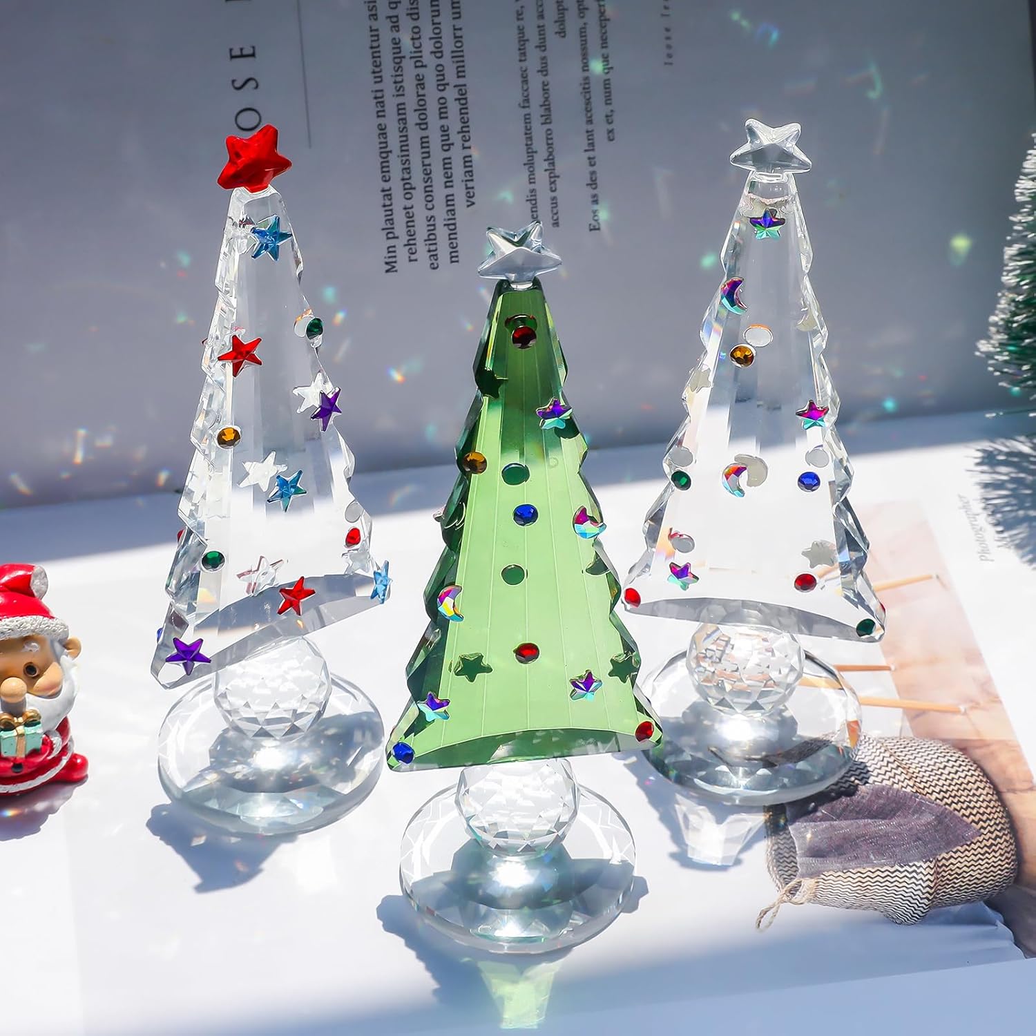 Glass Christmas Decoration-Trending Styles for Home, Office, and Parties to Spread Holiday Cheer - Image 3