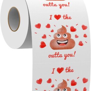 Valentines Gifts for Him Boyfriend Novelty Toilet Paper Rude Funny Gifts for Men Women Husband Birthday Gifts for Him on Valentines Day Anniversary Christmas