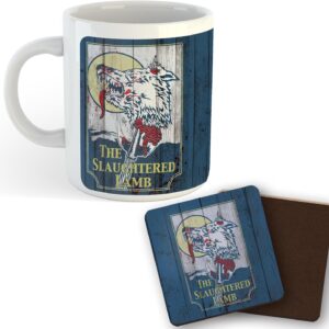 Slaughtered Lamb | Funny Gift Idea Cup Tea Coffee | 11oz White Mug