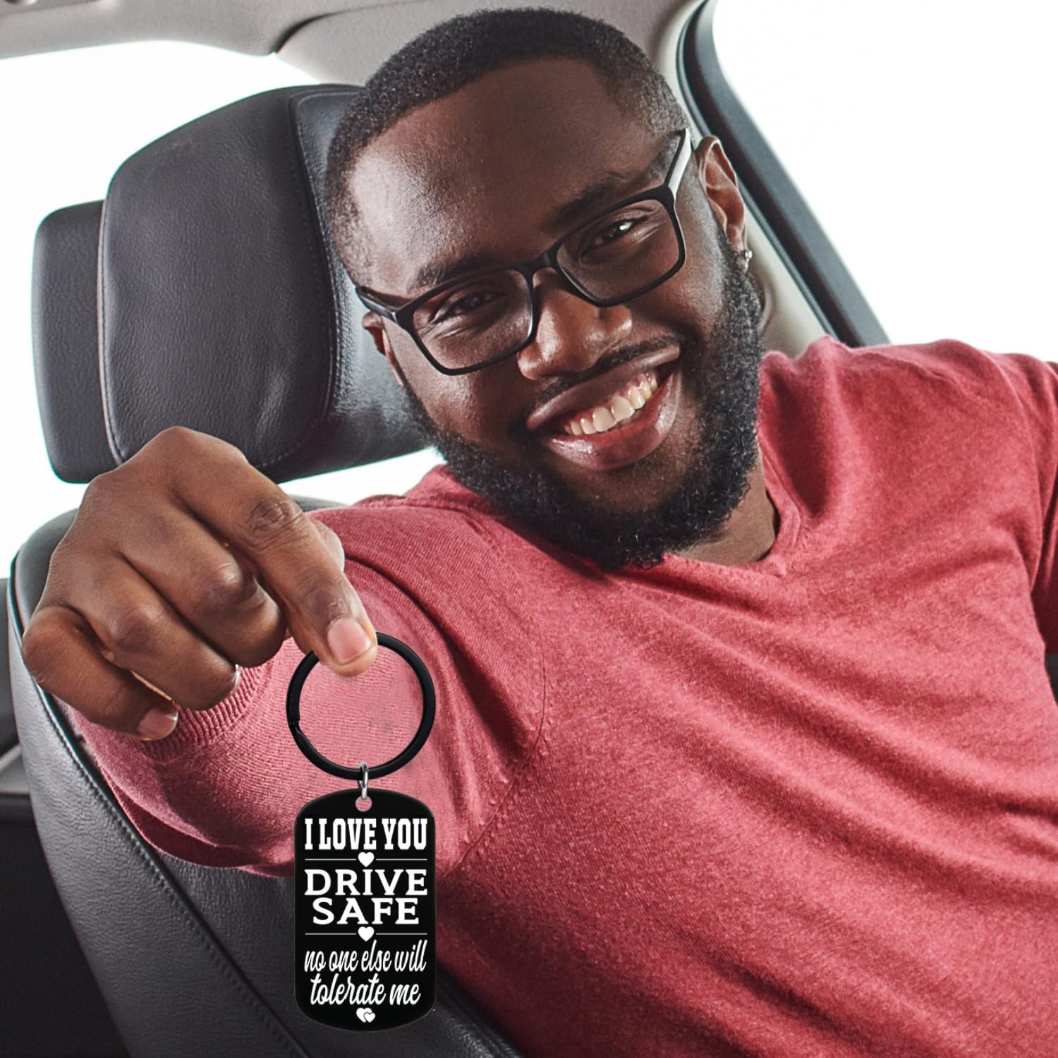 Gifts for Boyfriend Husband Him - Keyring - Valentines Gifts for Him Her, Valentines Gift for Men Women Male Female Boyfriend Girlfriend Husband Wife Adults, Funny Presents for Fiance Couples - Image 4