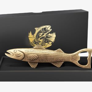 Unique Fishing Gifts for Men, Vintage Beer Bottle Opener Fathers Day Birthday Christmas Valentine Gift for Him Dad Husband Grandpa Boyfriend