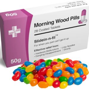 Funny Prank Pill Box with Sweets – Gag Gifts for Men – Funny Valentines Gifts for Him – Xmas Secret Santa Christmas Stocking Filler for Boyfriend – Novelty Joke Birthday Gifts for Dad