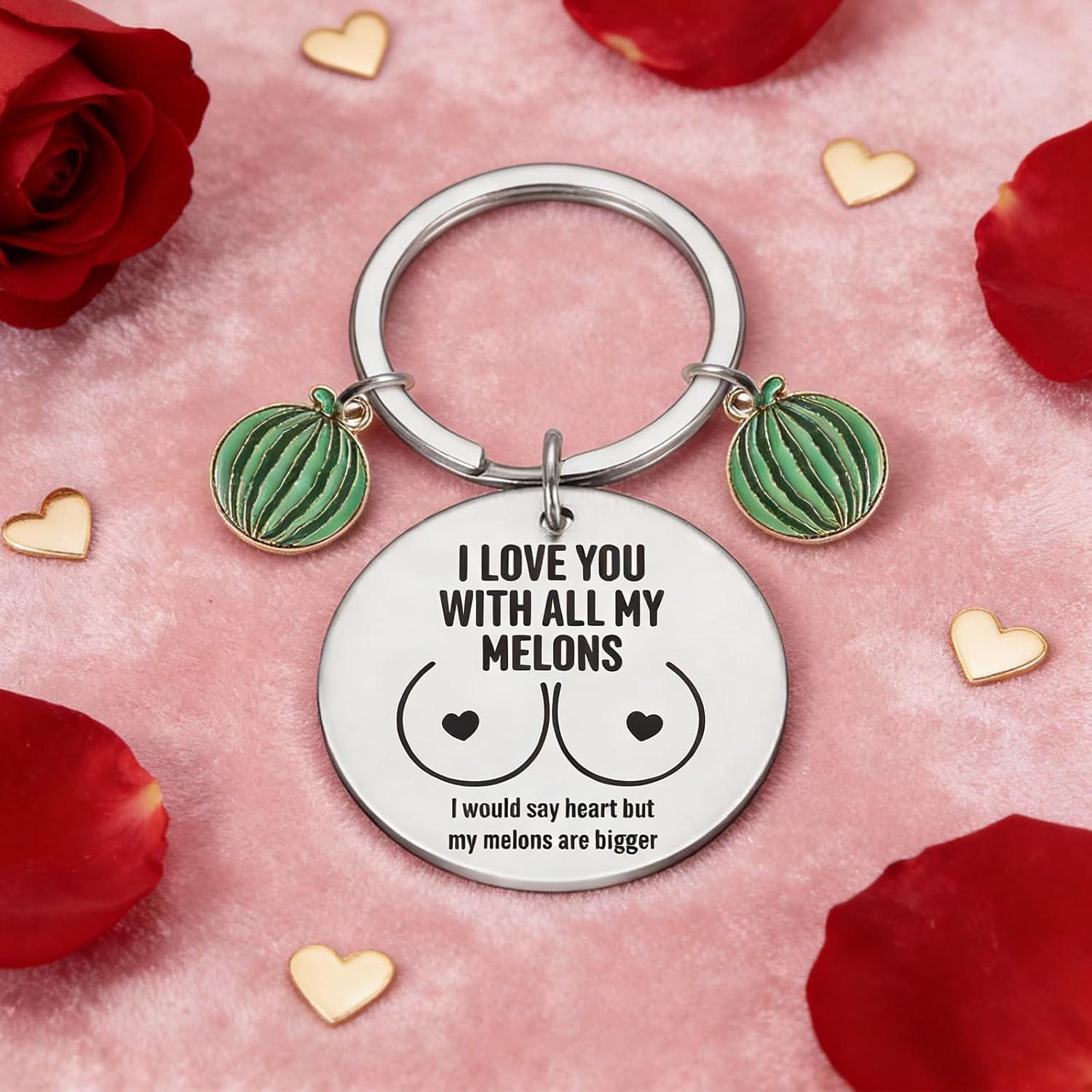 I Love You Keyring, Valentines Keyring Gifts for Him, Funny Keyrings for Boyfriend Husband Keyrings for Husband Presents Boyfriend Key Ring Fiance Gift - Image 4
