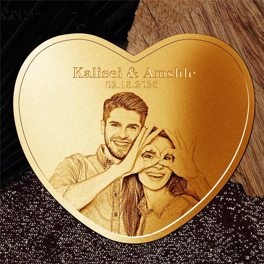 Personalized Photo Valentines Day Coins Custom I Love You Commemorative Coins Anniversary Valentines Day Gift for Couple Him/Her - Image 8