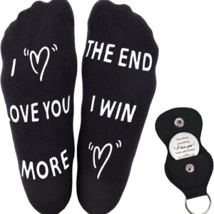 Valentines Gift For Him,Valentines Gifts For Her,Pocket Hug Token And Funny Socks,Valentines Day Gifts,I Love You Gifts For Him,Valentines Presents Birthday Romantic Gifts For Husband, Boyfriend