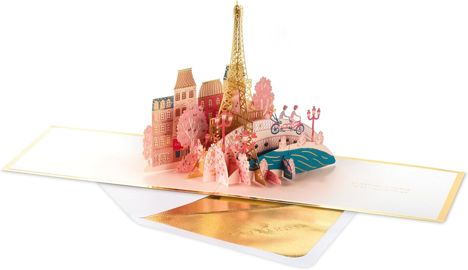 Hallmark Signature Paper Wonder 3D Pop-Up Paris Skyline Valentine's Day Card - Image 2