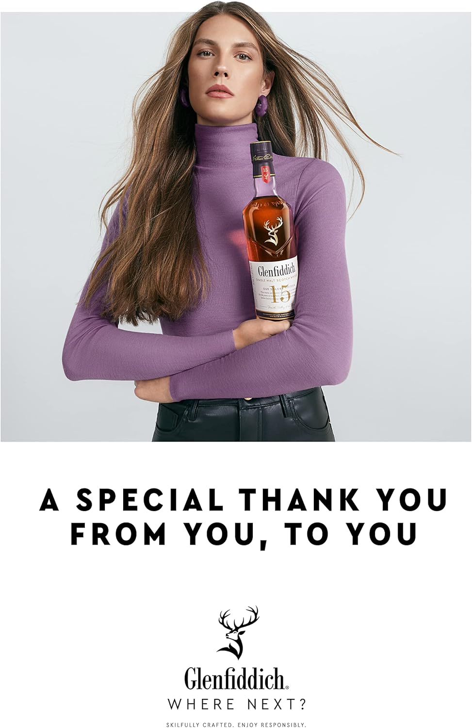 Glenfiddich 15 Year Old Single Malt Scotch Whisky – 70cl (Pack of 2) - Image 3