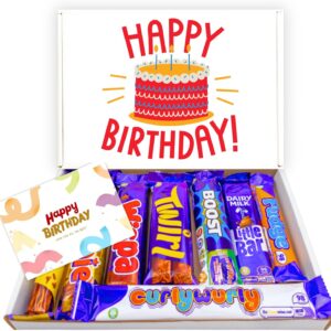Heavenly Boxes Deluxe Happy Birthday Chocolate Box for Men & Women – Assorted Letterbox Gift Set with Full-Sized Favourites for Her & Him