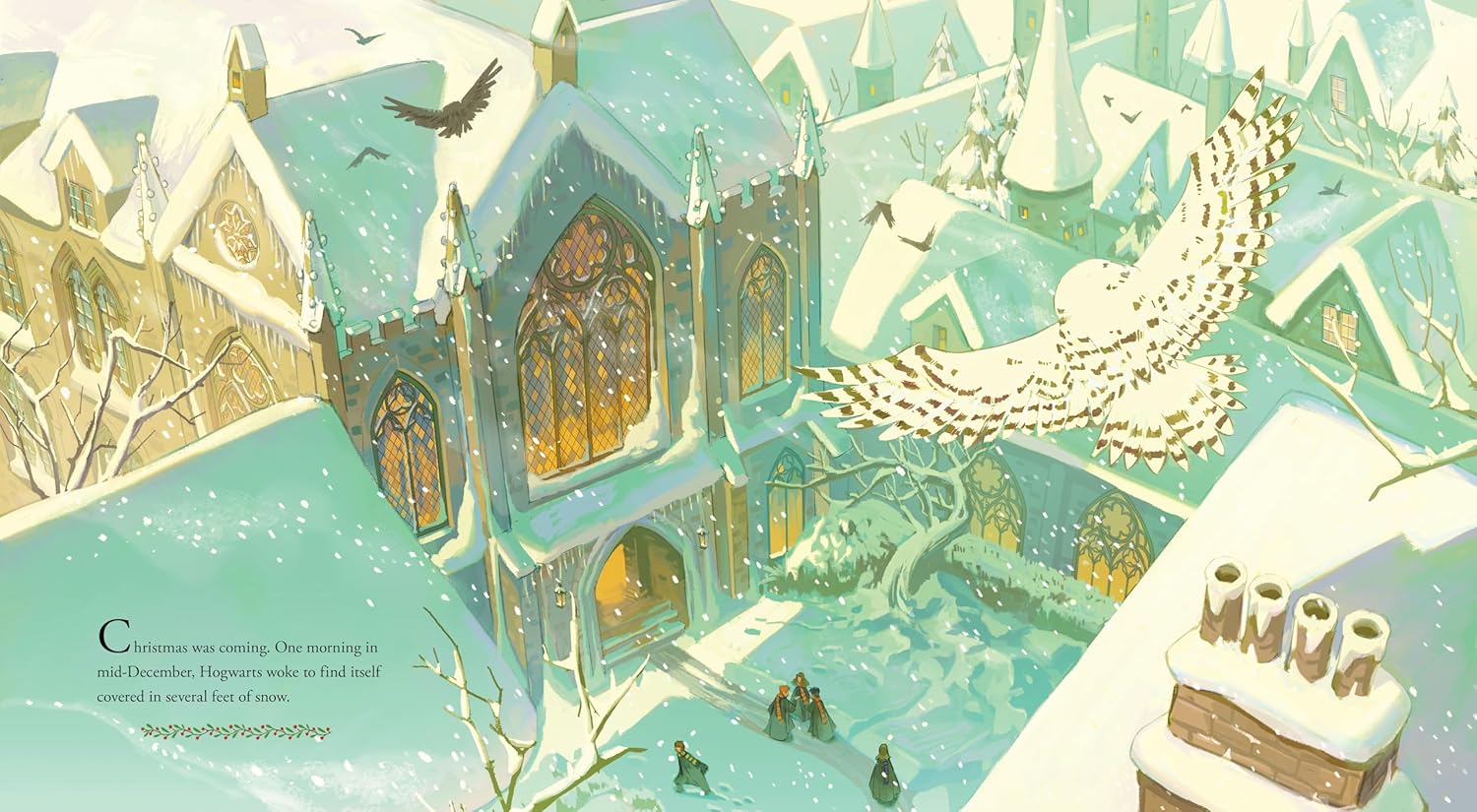 Christmas at Hogwarts: A joyfully illustrated gift book featuring text from ‘Harry Potter and the Philosopher’s Stone’ - Image 2