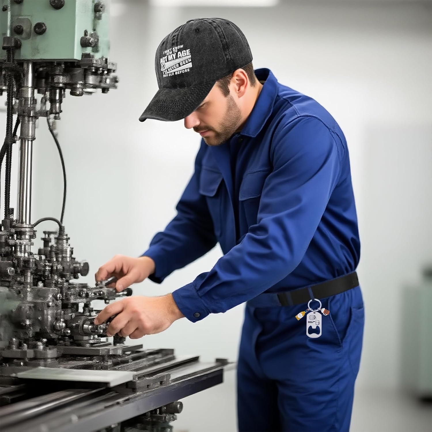 Gifts for Men – 7-Piece Gift Set with Baseball Cap, Socks, Bracelet, Keychain, Manicure Tools & Greeting Cards – Perfect for Birthdays, Father’s Day, Christmas, Retirement for Dad, Husband, Grandad - Image 7