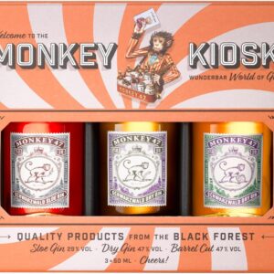 Monkey 47 Kiosk Gin Gift Set (3 x 5 cl)