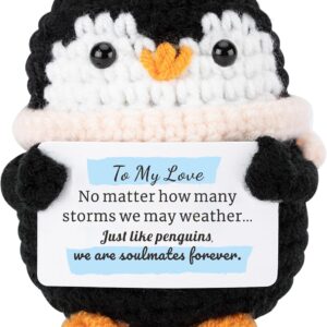HONZEE I Love You Gifts for Him Penguin Girlfriend Boyfriend Gifts for Her Birthday for Husband, Wife Valentines Day Gift Romantic Cute Couples Presents Christmas Xmas for Women Men