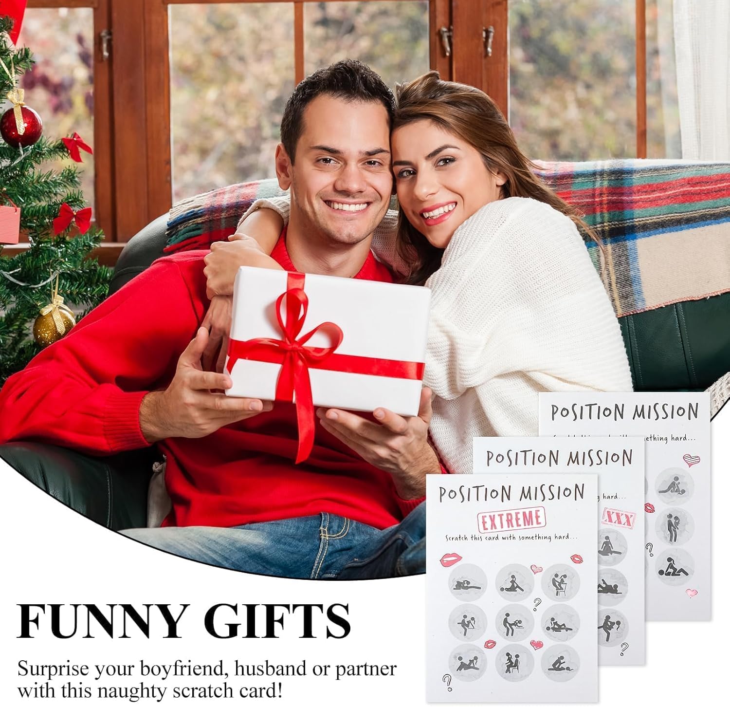 3PCS Naughty Scratch Cards for Him/Her Valentine's Day Funny Scratch Off Anniversary Birthday Card Rude Gift for Him Scratch Card with Full Course Meal Surprise Present for Boyfriend Husband - Image 3