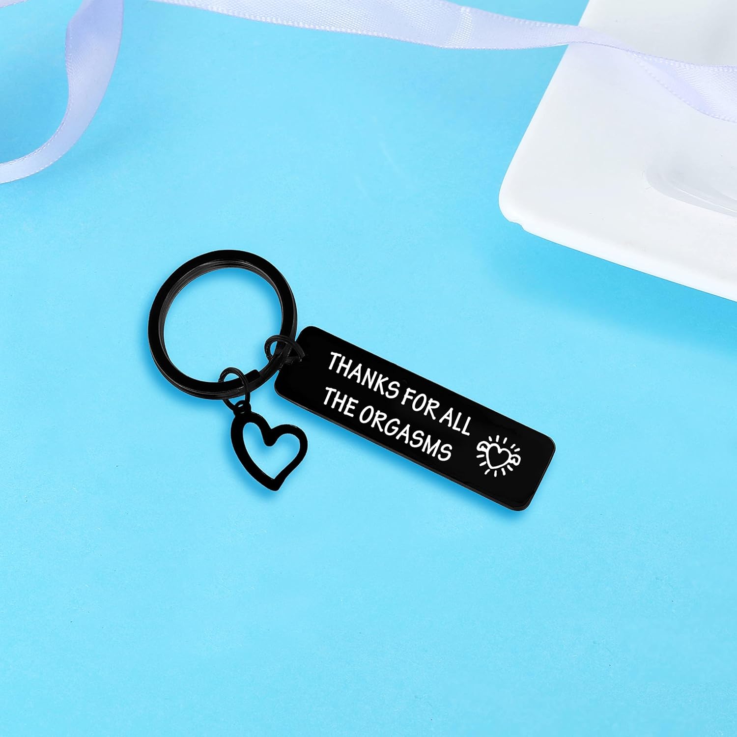 Nimteve Boyfriend Gifts Husband Gifts from Wife Funny Gifts for Boyfriend Husband Keyring Birthday Anniversary Valentine's Day Gifts for Him - Image 3